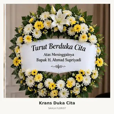 Krans Bunga Duka Jepara